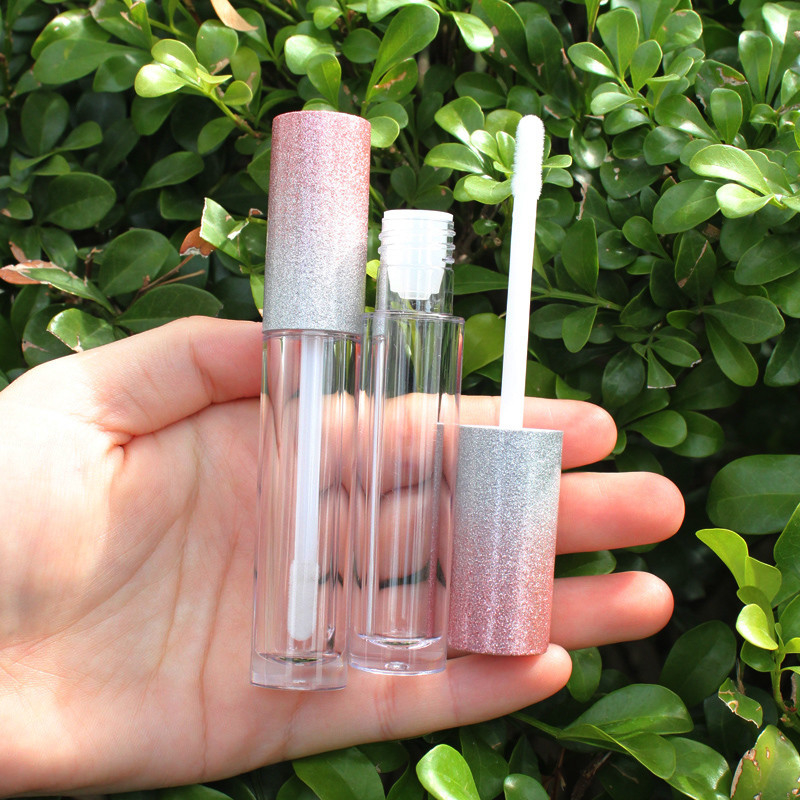 High Grade ABS AS Glitter Brush Tip Lip Gloss Tubes 4.5ml