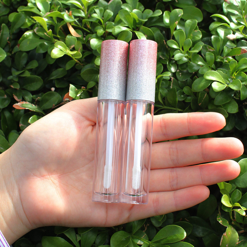 High Grade ABS AS Glitter Brush Tip Lip Gloss Tubes 4.5ml