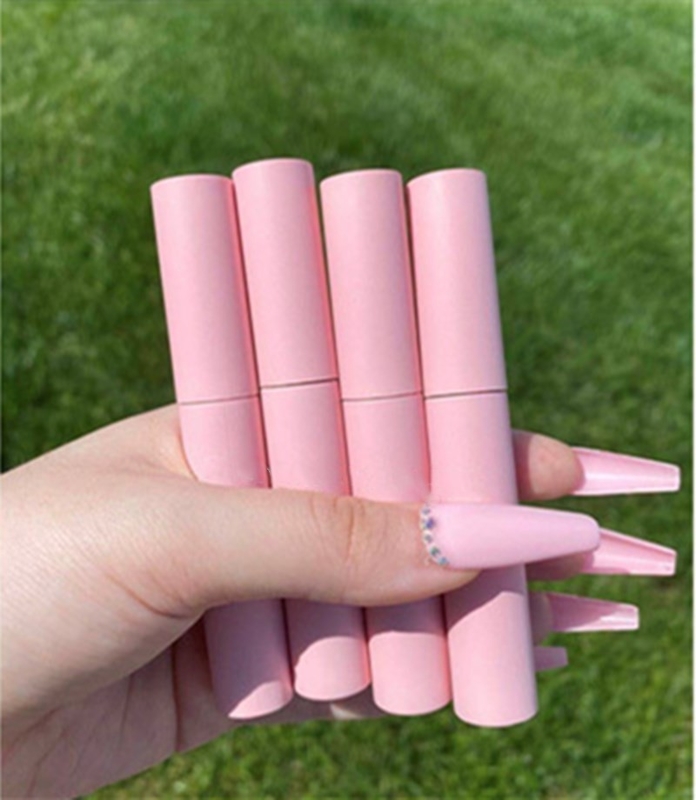 5ml 10ml PETG Empty Eyelash Mascara Pink Bottle Dia 16mm