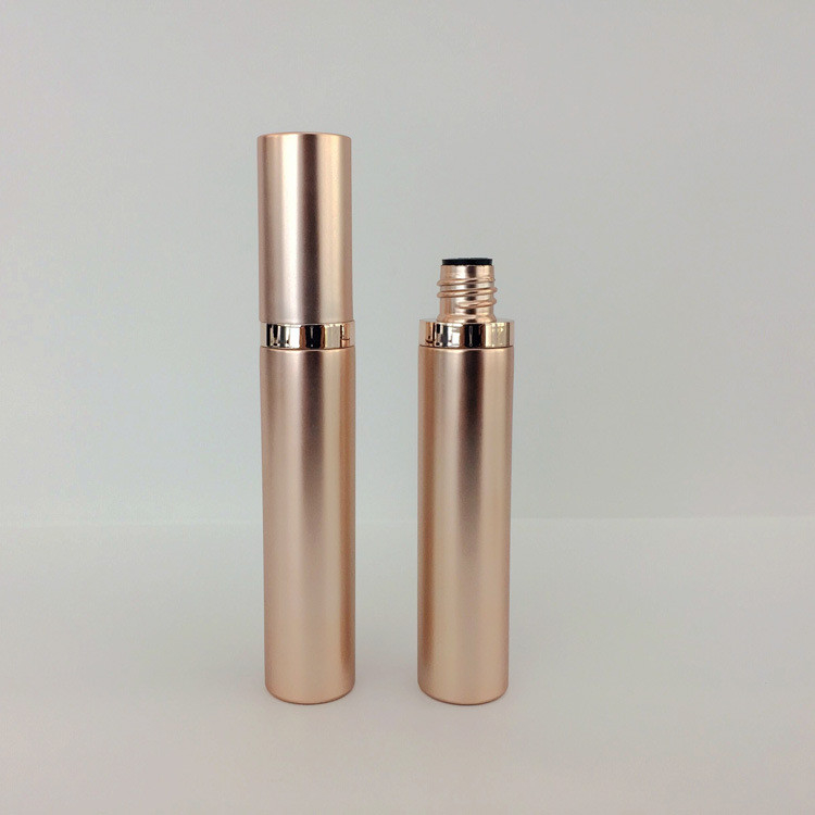 Rose Gold ABS AS Plastic Mascara Tube 20*118mm Round Eyelash Bottle